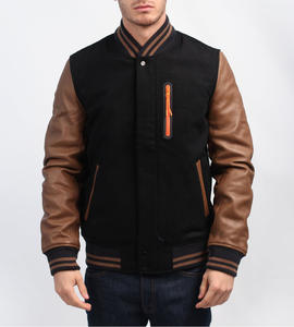 Veste universitaire de haute qualité avec manches en cuir véritable, veste universitaire personnalisée pour hommes, vestes universitaires pour hommes - Product Image 3