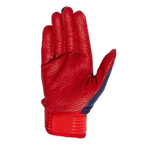 Gants de Frappeur de Baseball Couleur Noire Logo Personnalisé Conception Gants de Baseball Hommes de Baseball en Cuir Softball Gant de Gros - Product Image 4