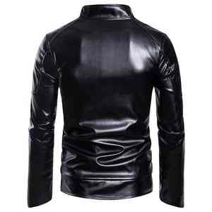 OEM Personalizar Diseño Venta Caliente Elegante Hombres High Street Style Calidad Premium Super Venta Chaqueta Real de cuero genuino para los hombres - Product Image 1