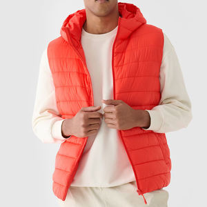 Chalecos Acolchados de Nailon sin Mangas para Hombre OEM, Chaqueta Ligera para Actividades al Aire Libre, Chaleco sin Mangas Transpirable para Hombre - Product Image 2