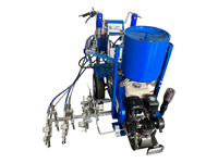 Machine professionnelle de marquage routier à froid pour autoroute, 6,5 CV, hydraulique, double pistolet, traceur de lignes avec garantie de 2 ans