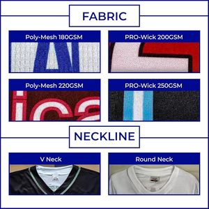 Camiseta de Béisbol y Uniforme Personalizados para Hombre de Alta Calidad, Transpirables, 100% Poliéster, Impresión por Sublimación OEM - Product Image 6