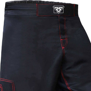 กางเกงยีนส์ขาสั้นสำหรับผู้ชายกางเกงขาสั้น MMA สีฟ้าอ่อนใส่สบาย - Product Image 4
