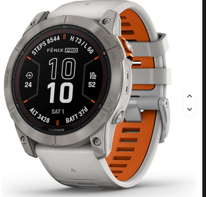 สมาร์ทวอทช์คุณภาพสูง Fenix 7X Pro ขนาด 51 มม. สีเทาคาร์บอน ตัวเรือนไทเทเนียม DLC พร้อมฟังก์ชันชาร์จพลังงานแสงอาทิตย์ - Product Image 1