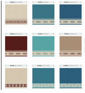 Alfombra de Oración Adiva para Mezquita, Diseño Floral Moderno, Pelo Alto Acolchado, Base de Yute, Estilo Turco Gaziantep, Modelo Adiva4 - Product Image 1