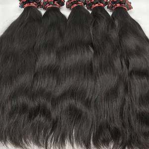 Haut Grade I TIP Extensions de cheveux vietnamiens Virgin Human Lisse Strong Ends OEM ODM Service - Product Image 1