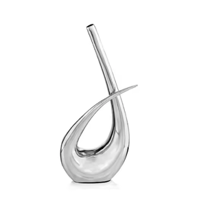 Florero decorativo, florero de acabado antiguo de Metal altamente decorativo para decoración de interiores de sala de estar - Product Image 5