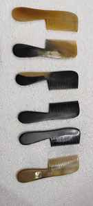 Peine de cuerno de búfalo para el crecimiento antiestático y suave masaje del cuero cabelludo lámpara de sal cuenta para decoración de barba estilo Animal - Product Image 4