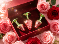 Plug anal en acier inoxydable en forme de fraise, jouet de masturbation SM à entrée arrière pour couples, jouet anal étanche pour adultes