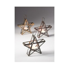 Modern Style Metal Hanging <b>Tealight</b> Candle Holder <b>Lantern</b> for Christmas Holiday Festive Party Home Decor Decorative Accessory - Product Image 6