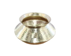 Nouvelle cocotte en laiton sans danger pour les aliments avec couvercle marmite en laiton avec poignée nouveau Style serveur de plats chauds - Product Image 6