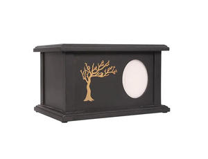 Urnas de cremación de madera hechas a mano de estilo americano moderno Urnas funerarias decorativas para hombres y mujeres a bajo precio - Product Image 2