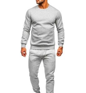 Venta al por mayor personalizado hombres XL chándal serigrafía logotipo pulóver sudadera con pantalones de chándal acampanados apilados chándales - Product Image 1