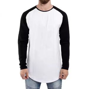 T-shirt à manches longues double couche pour hommes, nouveau style streetwear tendance, manches flamme graphiques à impression complète, coupe surdimensionnée - Product Image 1