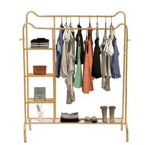 Standing Clothes Rack Giving You More Choices A Wide Hanging Rail Allows More Storage For Store And Displaying Clothes Or More