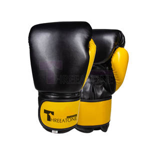 Gants de boxe en cuir Oxing - Plusieurs couleurs et tailles, légers, évacuant l'humidité, avec support de poignet pour une stabilité sécurisée - Product Image 1