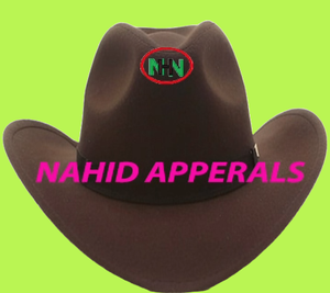 หมวกคาวบอยสำหรับเด็กและผู้ใหญ่หมวกคาวบอยหนังกลับเม็กซิโก - Product Image 4