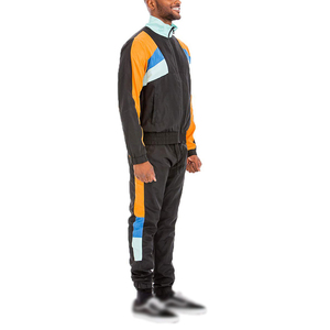 Ensemble de survêtement décontracté pour hommes, coupe-vent personnalisé, multicolore, panneaux unis, pour les garçons de grande taille, vêtements d'hiver - Product Image 4