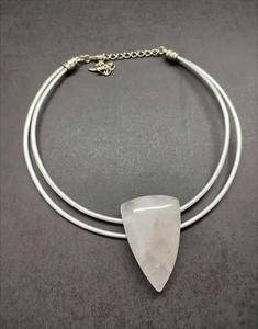 Natural Crystal Pendant Necklace Genuine Oval Stone Amethyst <b>Obsidian</b> Vintage Sunflower Original Sunstone Gift Unisex - Product Image 1