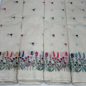 pure mal cotton fabric make to fancy dress <b>material</b> - Product Image 5