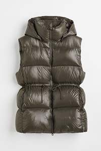 Chaqueta Acolchada sin Mangas para Mujer, Estilo Hip Hop, con Capucha Impermeable, para Invierno, Informal, para Exteriores - Product Image 4