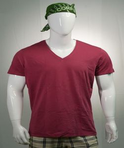 Camiseta de hombre antiarrugas ecológica de algodón orgánico 100% azul liso de peso pesado personalizada al por mayor talla grande ajuste Extragrande - Product Image 3