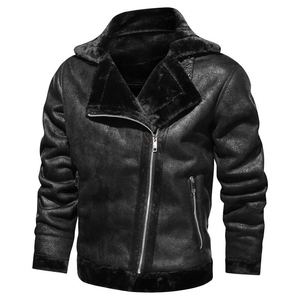 Veste en cuir d'origine pour hommes de qualité supérieure OEM en couleurs de mouton tailles personnalisées vente en gros ODM confortable pour un usage quotidien - Product Image 1