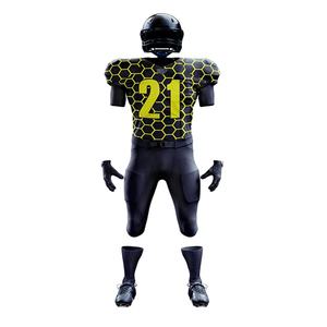 Uniforme confortable de maillot de football américain de style le plus récent avec sublimation et techniques imprimées - Product Image 5