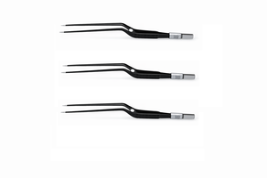 Juego de Instrumentos Quirúrgicos de Pinzas Bipolares de Bayoneta de 19 cm de Alto Nivel con Puntas de 0.7 mm, 1 mm y 2 mm Hechas de Acero Inoxidable - Product Image 2
