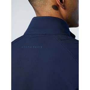 Gilet da Lavoro North Sails Collezione AC38, Blu Navy, Antivento, Stile Sportivo, Autunnale, in Poliestere 3D Lavorato a Maglia - Product Image 3