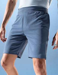 Short pour homme en polyester vente en gros short unisexe respirant sur mesure OEM pour homme 2024 poches latérales zippées en tissu extensible - Product Image 2
