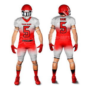 Uniformes de Fútbol Americano Personalizados al por Mayor, Precio Bajo, MOQ Bajo, Conjunto de Uniformes de Fútbol Americano de Alta Calidad en Material de Poliéster - Product Image 5