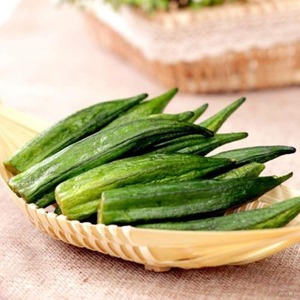 Nutritiva okra seca deshidratada precio al por mayor crujiente bocadillo vegetal liofilizado exportado de Vietnam - Product Image 4