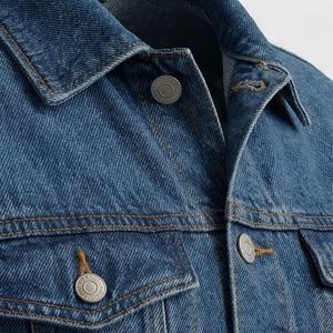 Casual Denim Jacket Custom Vintage Washed Men Women Durable Cotton Filled Comfortable <b>Coat</b> Stylish Outwear Customized Color - Product Image 4