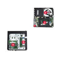 Mini PC pour Lenovo ThinkCentre M930Q Tiny Desktop Intel Core I3 I5 I7 8 Go 16 Go de RAM 256 Go 512 Go 1 To SSD
