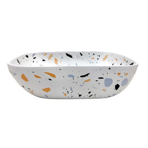 Modern Design Multi-style Countertop Sink Ceramic Art <b>Basin</b> Face Wash <b>Basin</b> Round for Hotel - Product Image 5