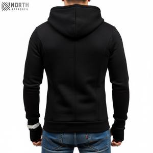 Épais lourd blanc à capuche goutte épaule hommes sweat 500 460 400 Gsm Logo personnalisé français éponge lourd surdimensionné à capuche - Product Image 2