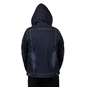 Veste en jean en coton fini réversible bleu denim, design le plus récent, fabrication sur mesure et vente en gros pour femmes - Product Image 4