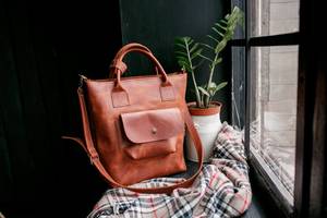 กระเป๋าถือหนังแท้สำหรับผู้หญิงกระเป๋าสะพายไหล่ดีไซน์โดดเด่นกระเป๋าโท้ทของผู้หญิงหรูหรา LTB-0089 - Product Image 3