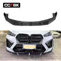 Pour BMW X5M F95 X6M F96 LCI 2024-2026, extension de becquet avant en fibre de carbone style LD