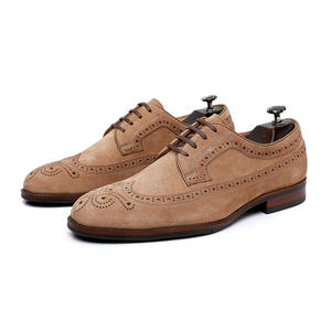 Chaussures en cuir respirantes avec talon rembourré et semelle souple, chaussures de mode pour hommes, chaussures décontractées - Product Image 2