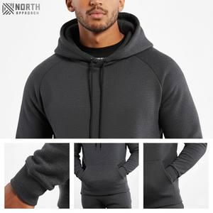 Nueva venta al por mayor 2025 pulóver Sudadera con capucha logotipo personalizado en blanco 100% algodón sudaderas con capucha Color sólido pulóver Sudadera con capucha para hombres Reversible - Product Image 6