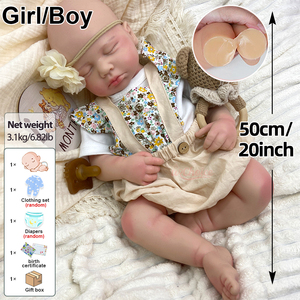 Muñeca de Silicona Realista de Bebé Recién Nacido, Niña/Niño, LouLou, Impermeable y Fácil de Limpiar, con Peso Anatómico Realista - Product Image 2