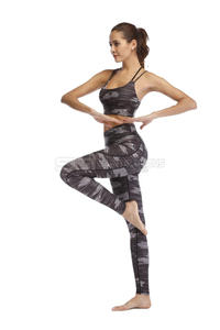 Conjunto Deportivo para Mujer, Leggings de Cintura Alta sin Costuras, Leggings Levanta Glúteos con Sujetador Deportivo a Juego - Product Image 2