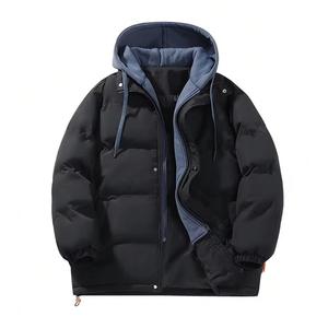 Chaqueta acolchada de invierno frío con logotipo personalizado para hombres y mujeres Abrigo grueso con estilo para exteriores Parka Chaquetas acolchadas para hombres - Product Image 1