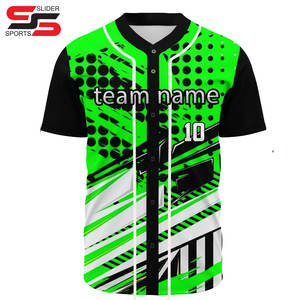 Camiseta Deportiva de Malla con Bordado Personalizado, Diseño Sublimado, Cosido, Transpirable, de Manga Corta para Béisbol y Sóftbol - Product Image 3