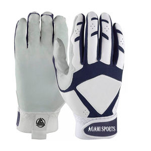 2024 guantes de bateo de softbol Unisex profesionales guantes de béisbol de puño corto de cuero Digital transpirable - Product Image 1