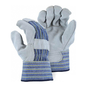 Gants de gréeur canadiens de travail en cuir de vache Gants de travail pour hommes Gants de conduite de protection de sécurité - Product Image 1