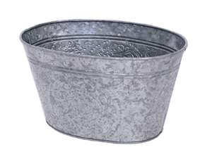 Pots de jardinière de fleurs arrondies de conception simple jardinière galvanisée de Style américain fait à la main de qualité supérieure pour la décoration d'arrière-cour - Product Image 5