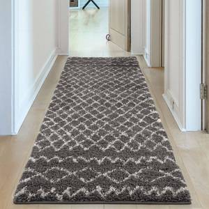 Tapis d'intérieur en fourrure gris foncé de style marocain, série 940 - Product Image 5